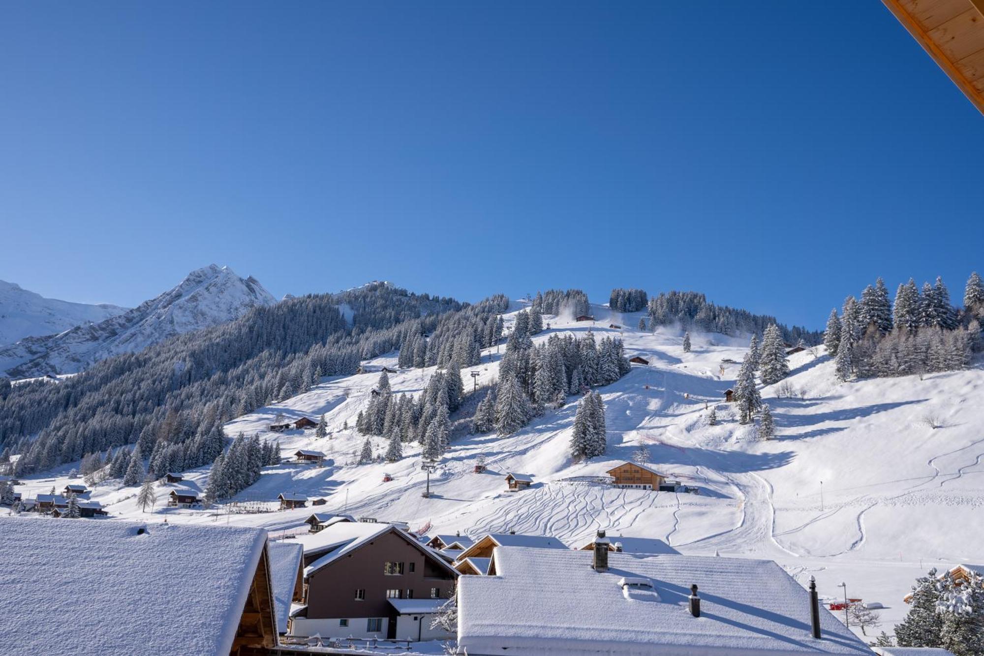 Chuenislodge2- Zwei Balkone, Gemuetlicher Kamin, Top Aussicht Аделбоден Екстериор снимка