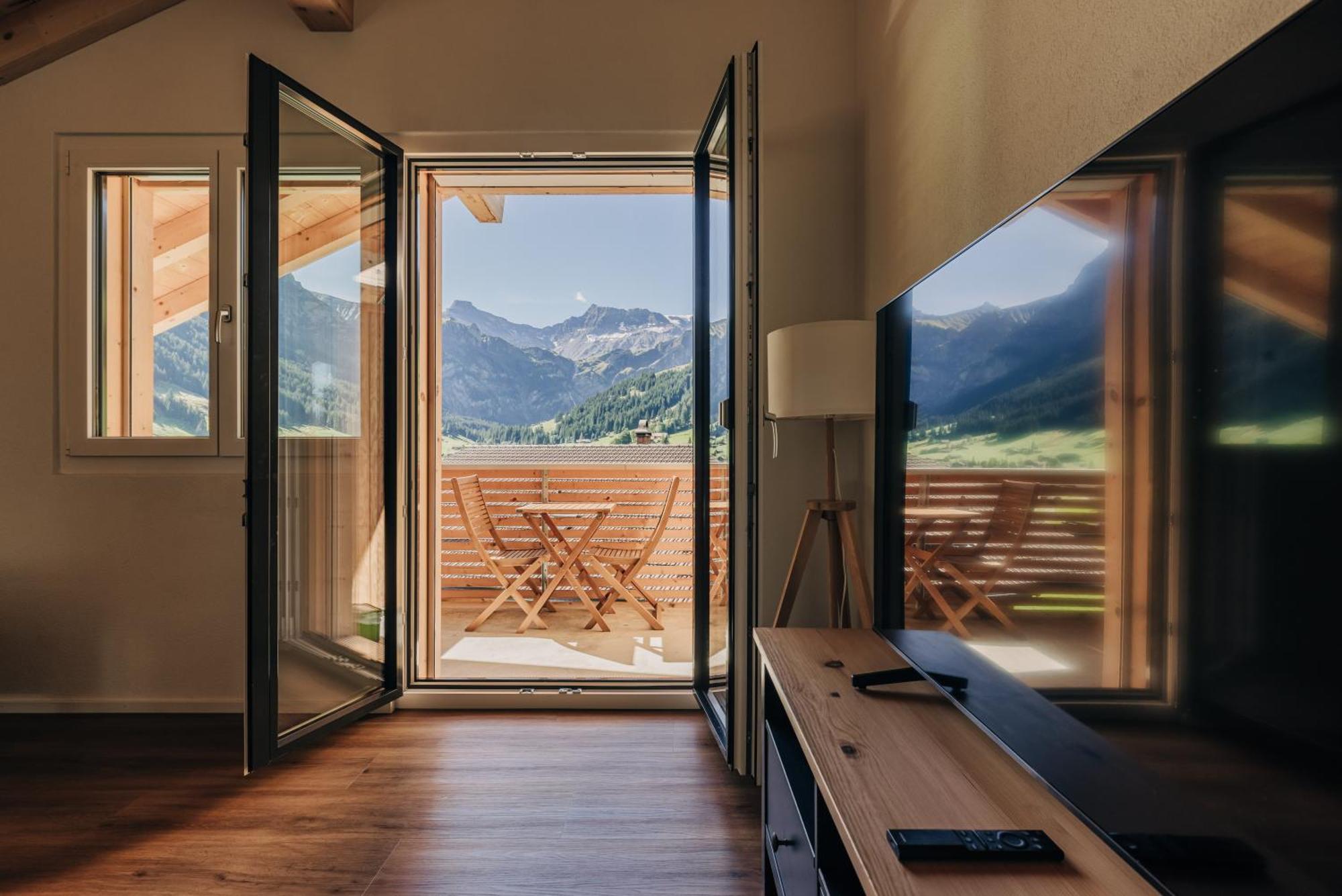 Chuenislodge2- Zwei Balkone, Gemuetlicher Kamin, Top Aussicht Аделбоден Екстериор снимка